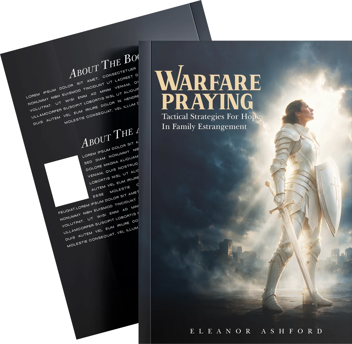 Warfare Praying paperback, showing the front cover and the back cover